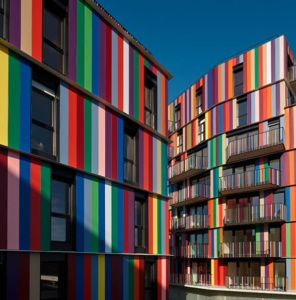 (Inauguration of the market block in La Courneuve)